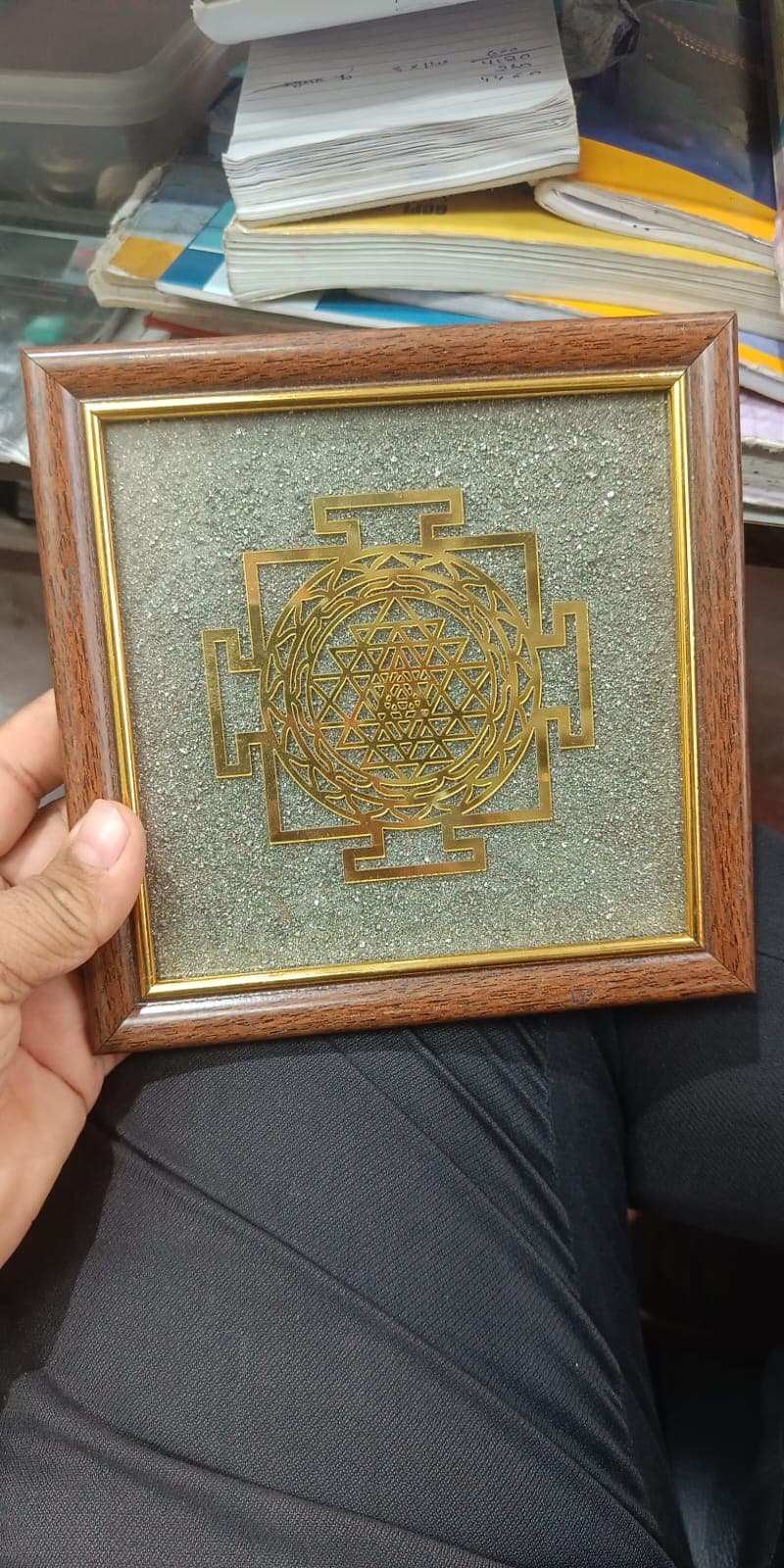 Sri Yantra Crystal Frame
