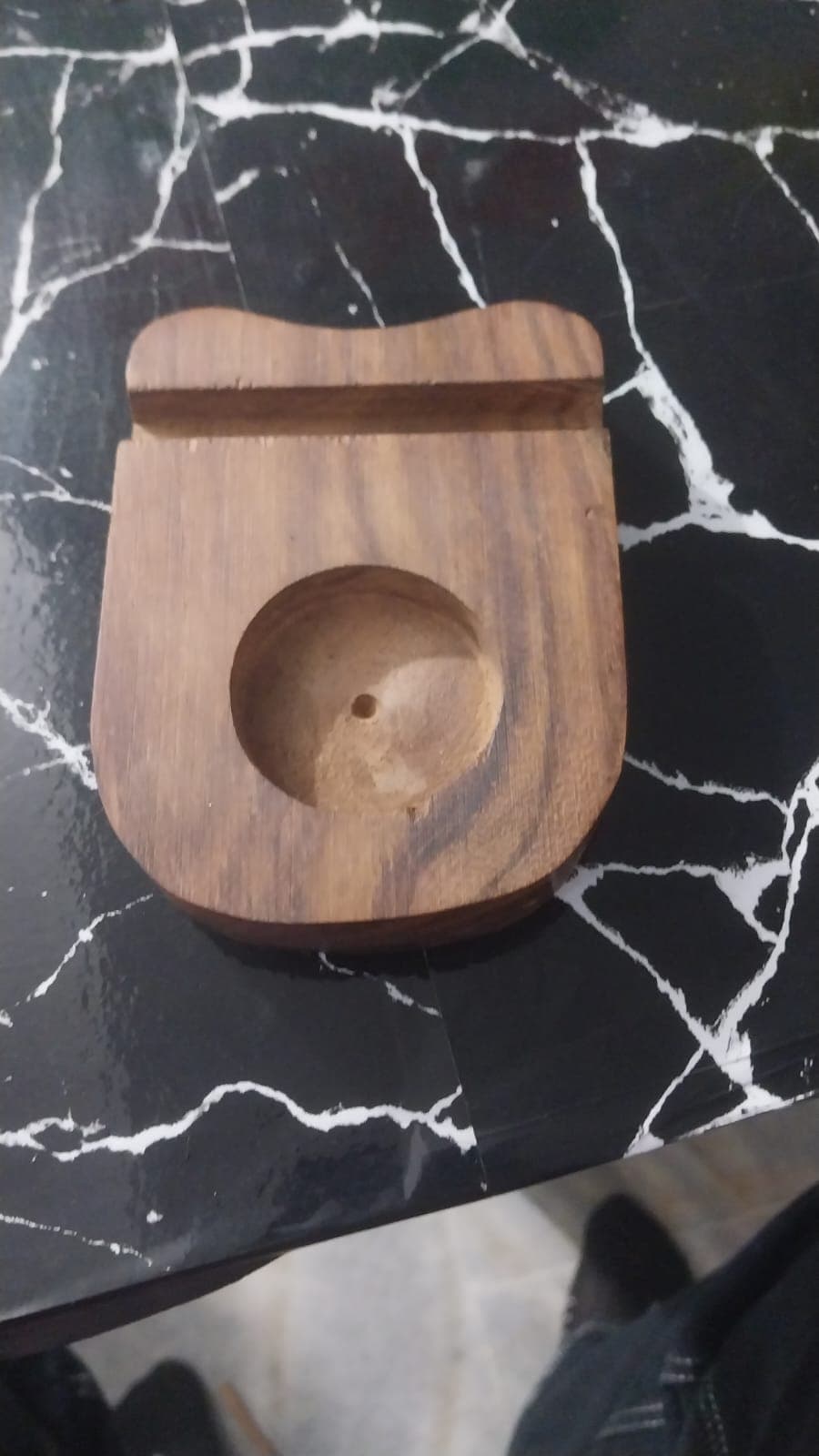 Wooden Crystal Holder